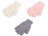 Mănuși tricotate femei/fete cu strasuri