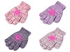 Girls' Knitted Gloves with Snowflake