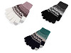 Ladies / Girls Knitted Gloves Norwegian Pattern