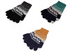 Ladies / Girls Knitted Gloves Norwegian Pattern