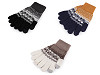 Strickhandschuhe für Damen/Mädchen Norwegermuster