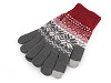 Ladies / Girls Knitted Gloves Norwegian Pattern