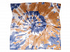 Batikolt selyemkendő 70x70 cm / szatén