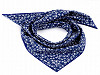 Bavlněný šátek s květy 55x55 cm (1 ks)