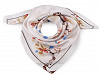 Saténový šátek magnolie 70x70 cm (1 ks)