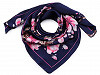 Saténový šátek magnolie 70x70 cm (1 ks)