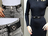 Cinturón elástico para mujer «2 en 1», ancho 3 cm