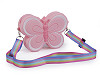 Borsetta/borsettina da bambini, dimensioni: 14 x 11 cm, motivo: farfalla