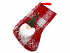 Mikulás csizma / karácsonyi zoknyi 18x29 cm