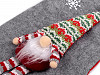 Mikulás csizma / karácsonyi zoknyi 24x44 cm