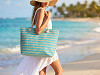  Borsa estiva, a righe, dimensioni: 33 x 52 cm
