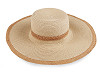 Női nyári kalap / szalma és táska készlet