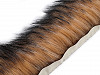 Ribete decorativo de pelo, ancho 9 cm