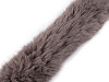 Clothing / Decorative Fur Trim to sew-on, flat, width 9 cm