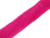 Clothing / Decorative Fur Trim to sew-on, round, width 3 cm