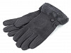 Dámské rukavice s kožešinou, dotykové (1 pár)