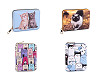 Portafoglio da donna/ragazza, dimensioni: 9,5 x 12,5 cm, motivo: gatti