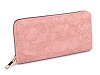 Dámská peněženka 3D květy 9,5x19 cm (1 ks)