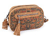 Women's Cork Handbag with Strap 25x17 cm
