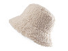 Gorro reversible de tela de peluche 