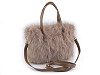 Fur handbag 25x20 cm