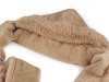 Fur Hat "3in1" gloves, shawl, hood