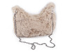 Fur handbag 30x26 cm