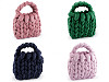Sac en laine fait main, 25 x 22 cm