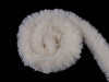 Pasamanería de pelo artificial para coser, ancho 1,5 cm