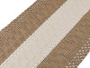 Jute-cotton table runner / tablecloth 30x170 cm