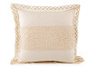 Pillow cover with lace 45x45 cm