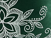 Housse de coussin/Taie d'oreiller en velours avec imprimé, 45 x 45 cm
