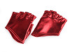 Rękawiczki bezpalcowe imitacja lateksu 