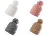 Cappello invernale con pompon, da donna/ragazza, Emi Ross 