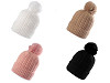 Women's / Girls' Pom Pom Winter Hat, Emi Ross 