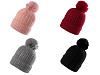 Gorro de invierno con pompón para niña/mujer, Emi Ross 