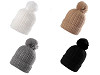 Gorro de invierno con pompón para niña/mujer, Emi Ross 