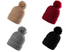Gorro de invierno con pompón para niña/mujer, Emi Ross 