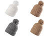 Women's / Girls' Pom Pom Winter Hat, Emi Ross 
