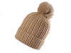 Women's / Girls' Pom Pom Winter Hat, Emi Ross 