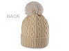 Women's / Girls' Pearl Pom Pom Winter Hat by Emi Ross 