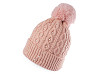 Cappello invernale con pompon e perle, da donna / ragazza, by Emi Ross 