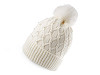 Women's / Girls' Pearl Pom Pom Winter Hat by Emi Ross 