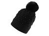 Gorro de invierno con pompón de perla para niña/mujer de Emi Ross 