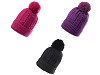 Cappello invernale con pompon, da donna / ragazza, Emi Ross 