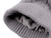 Women's / Girls' Pom Pom Winter Hat, Emi Ross 