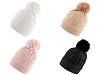 Women's / Girls' Pom Pom Winter Hat, Emi Ross 