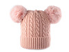 Women's / Girls' Pom Pom Winter Hat, Emi Ross 