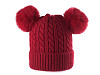 Gorro de invierno con pompón para niña/mujer, Emi Ross 