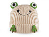 Children's winter hat, frog, Emi Ross